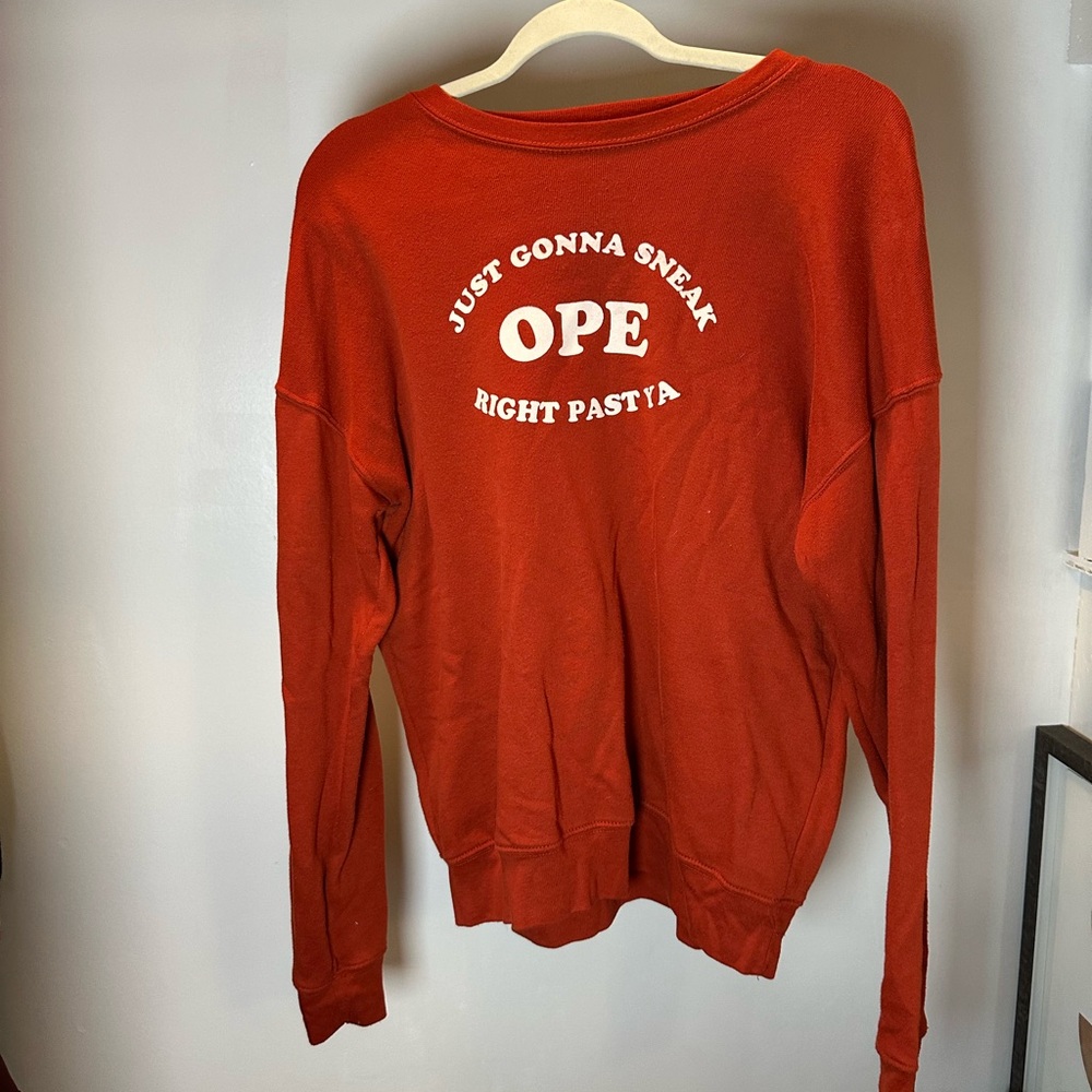Bella Canvas Red Crew Neck Sweater